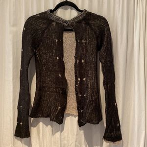 Cashmere double lined sweater